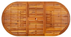 Mesa de Jardim  200 x 100 x 75 cm Madeira Maciça de Acácia