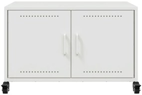 Móvel de TV 68x39x43,5 cm aço branco