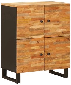 vidaXL Armário lateral com armazenamento Castanho 60 x 33 x 75 cm