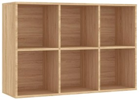 Estante/aparador 66x30x98 cm contraplacado cor carvalho sonoma