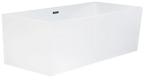 Banheira autónoma em acrílico branco 170 x 81 RIOS Beliani
