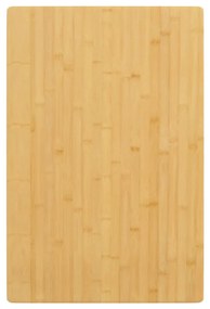 vidaXL Tampo de mesa 60x100x2,5 cm bambu