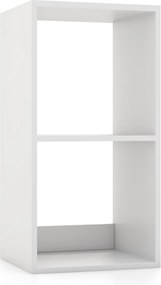 Estante com 2 cubos anti-inclinação 35 x 33 x 33 x 69,5 cm Branco