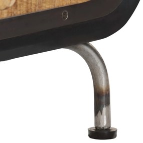 Mesa de centro 100x50x35 cm madeira de mangueira maciça