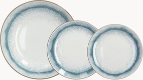 Conjunto de loiça em porcelana Madison Oasi, 6 pessoas, conjunto de 18