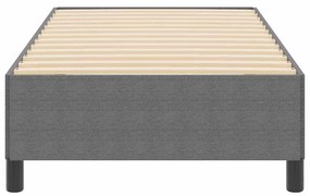 Estrutura de Cama vidaXL Cinzento-claro 90x200 cm Tecido de Corduroy