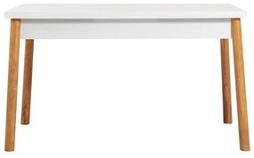 Mesa de Jantar Costa – Pinho Atlântico Branco – 120 cm x 77 cm x 75 cm