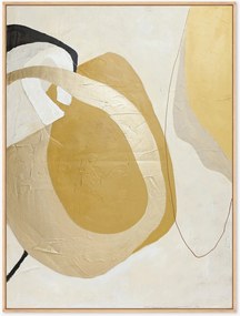 Quadro em tela emoldurado pintado à mão Stardust