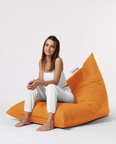 Pufe de Jardim Pyramid Big Bed – Laranja – 145x35x90 cm | Tribo Home