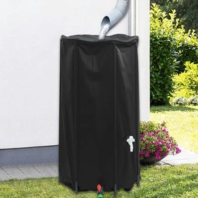 vidaXL Depósito de água dobrável com torneira 100 L PVC
