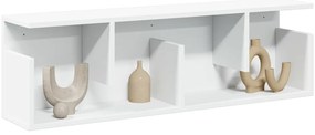 vidaXL Armário parede 100x20x30 cm madeira processada branco