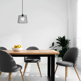 Chandelier Byisoo – Preto – 25 x 25 cm