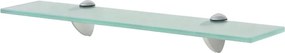 vidaXL Prateleira flutuante vidro 50x20 cm 8 mm