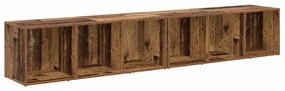 Conjunto de móvel de TV 2 pcs Madeira Antiga 37 x 35 x 107 cm