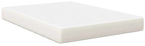 Colchão de Molas Pocket vidaXL Creme Médio 140x200x20 cm Tecido