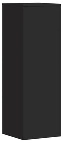 Suportes para plantas 2pcs 33x33x100 cm derivados madeira preto