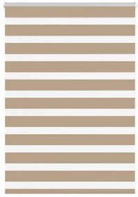 vidaXL Cortina de zebra 115x100 cm largura do tecido 110,9cm poliéster