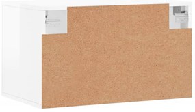Armário parede 60x36,5x35 cm derivados madeira branco brilhante