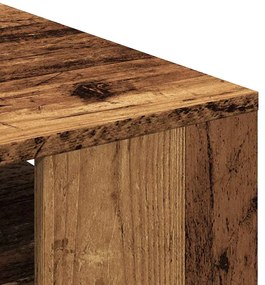 Mesa de centro 102x55x43 cm derivados de madeira madeira velha