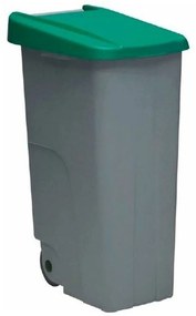 Caixote do lixo Denox 110 L Verde Plástico