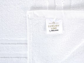 Conjunto de 9 toalhas em algodão branco MITIARO Beliani