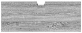 Móvel p/ lavatório 80x30x60cm derivados madeira cinzento sonoma