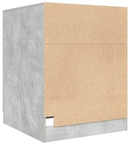 Armário máquina lavar roupa 71x71,5x91,5 cm cinzento-cimento