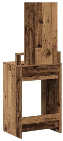 Touceiro vidaXL com Gavetas em Madeira Velha 50x41x140 cm