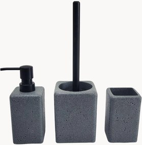 Conjunto de acessórios para casa de banho em pedra natural Granite, conjunto de 3