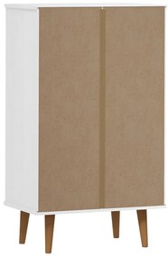 Sapateira MOLDE 59,5x35x103 cm pinho maciço branco