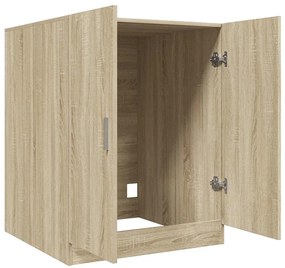 Armário p/ máquina lavar roupa 70,5x71,5x91,5cm carvalho sonoma