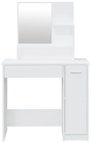 Conjunto toucador 86,5x35x136 cm branco