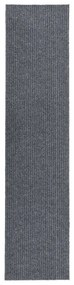 vidaXL Tapete/passadeira de entrada 100x450 cm cinzento