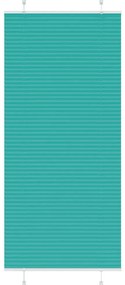 Gasolina verde Plissada Cega 85x200 cm Largura Tecido 84,4 cm