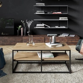 Mesa de Centro Forteaus – Nogueira Preta – 110,4 cm x 47 cm x 52 cm