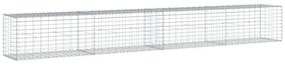 Cesto gabião com cobertura 400x50x50 cm ferro galvanizado
