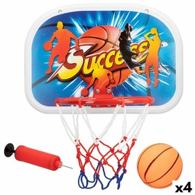 Cesto de Basquetebol Aquasport 46,5 X 51 X 31 cm (4 Unidades)