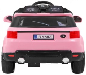 Carro elétrico para Crianças Start Run, 12V Rodas	e assento plástico Rosa