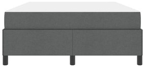 Cama Box Cinza escuro, Preto 140 x 190 cm