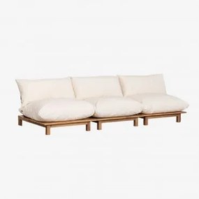 Sofá de jardim modular reclinável de 3 peças - Sklum