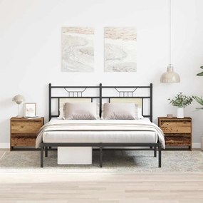 Cômoda de Canto 2 pcs Madeira Antiga 45x34x44,5 cm Madeira Engenharia