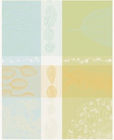 Individuais de mesa jacquard Mille Lieues Aube Enduit, conjunto de 4