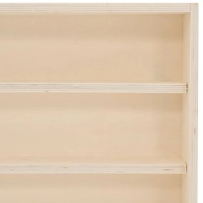 Vitrine de colecionador de madeira com portas 100x8,5x37 cm