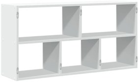 Prateleira de parede 100x25x50 cm derivados de madeira branco