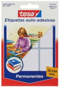 Etiquetas Autocolantes Permanentes 32x64mm Tesa