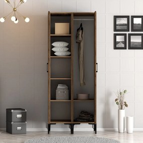 Roupeiro Kumsal PR – Nogueira – 80x47,5x201,4 cm