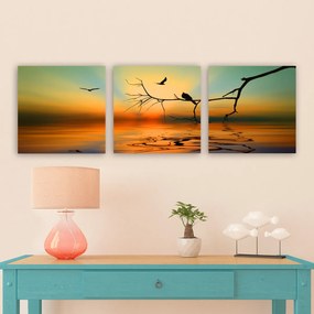 Pintura Decorativa em Tela P291795 – Multicolor – 30 x 90 cm