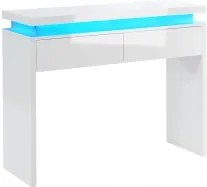 Consola GLOSS com luz LED Branco Brilho