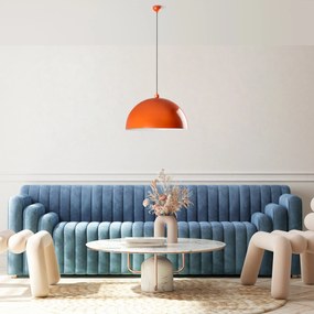 Candeeiro de Teto Kure – Laranja – Ø60 h:35 cm
