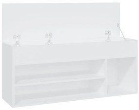 Banco sapateira 105x30x45 cm contraplacado branco